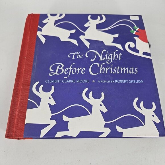 The Night Before Christmas Robert Sabuda Pop-Up First Edition Hardcover Moore - Picture 1 of 12